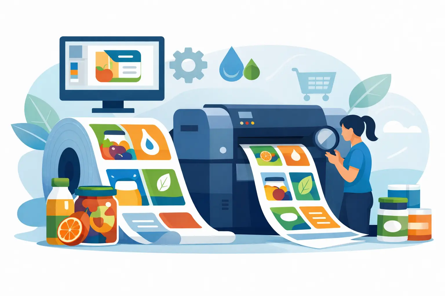 Custom Food Label Printing That Performs