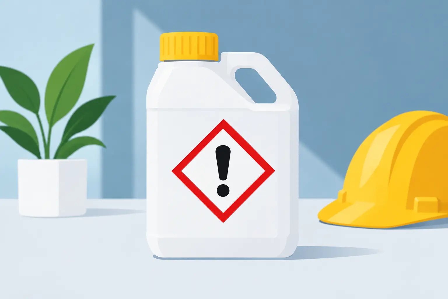 Hazard Warning Label Example for Product Safety