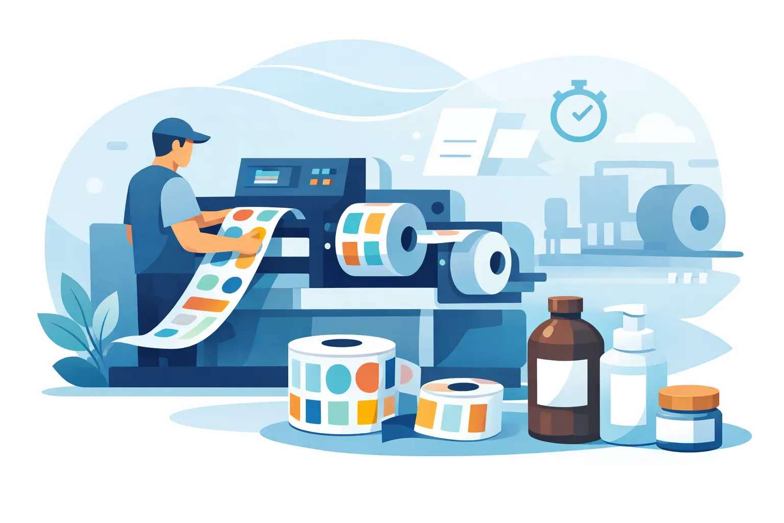 Short Run Label Printing That Fits Production
